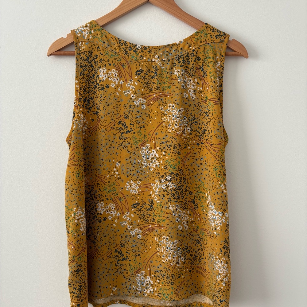 LOFT Yellow Gold Sleeveless Tank Top